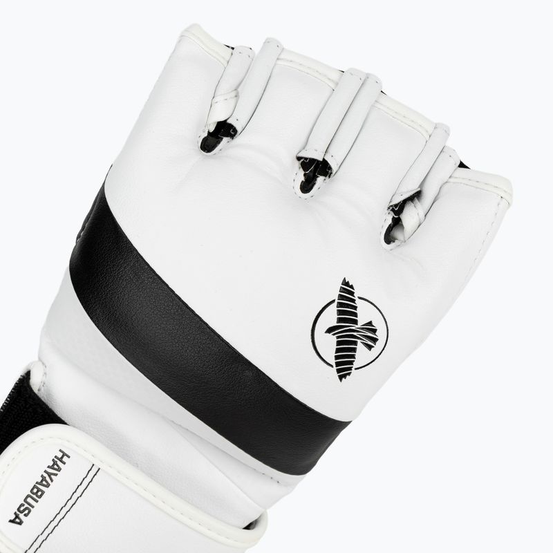 Hayabusa T3 MMA Grappling Handschuhe weiß/schwarz 5