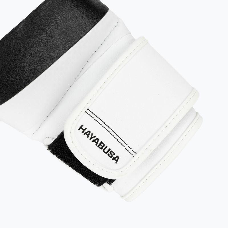 Hayabusa T3 MMA Grappling Handschuhe weiß/schwarz 6