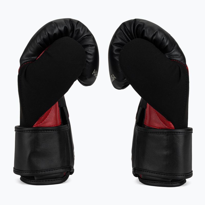 Hayabusa T3 schwarz/rot Boxhandschuhe 4