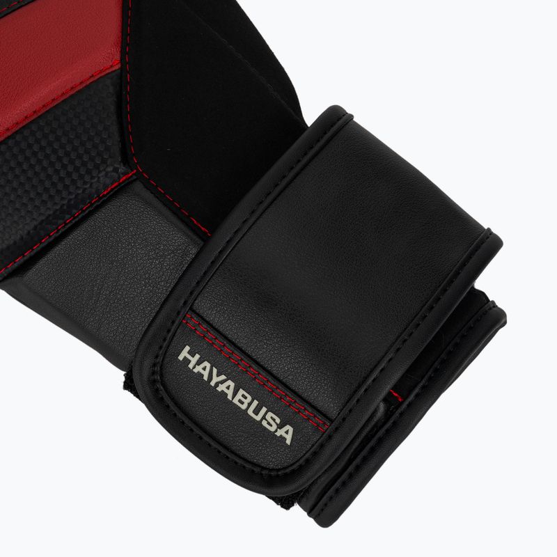 Hayabusa T3 schwarz/rot Boxhandschuhe 7