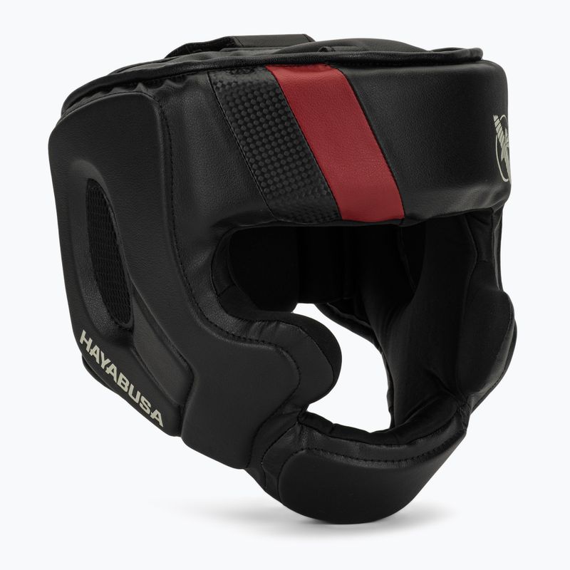 Hayabusa T3 Headgear Boxhelm schwarz/rot