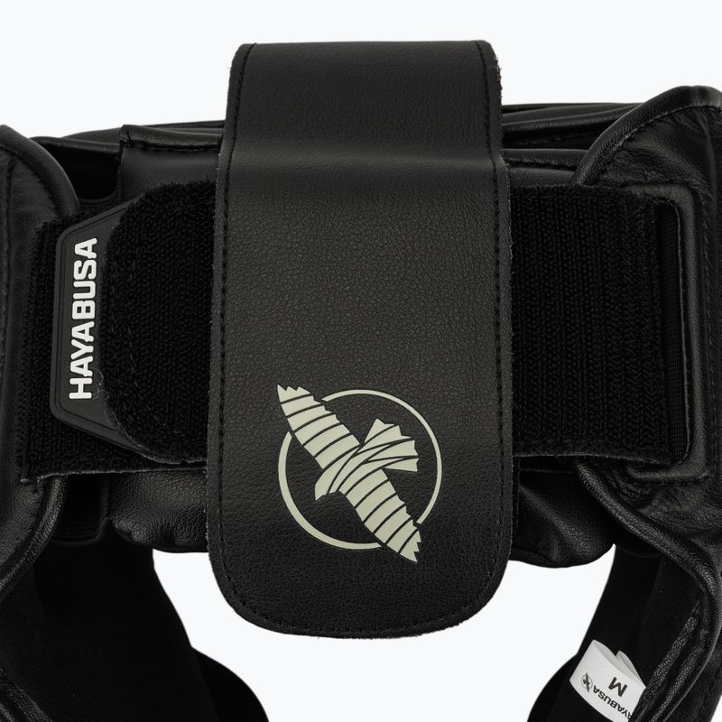 Hayabusa T3 Headgear Boxhelm schwarz/rot 5