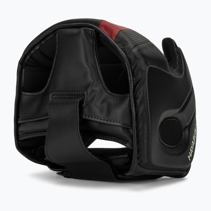 Hayabusa T3 Headgear Boxhelm schwarz/rot 6