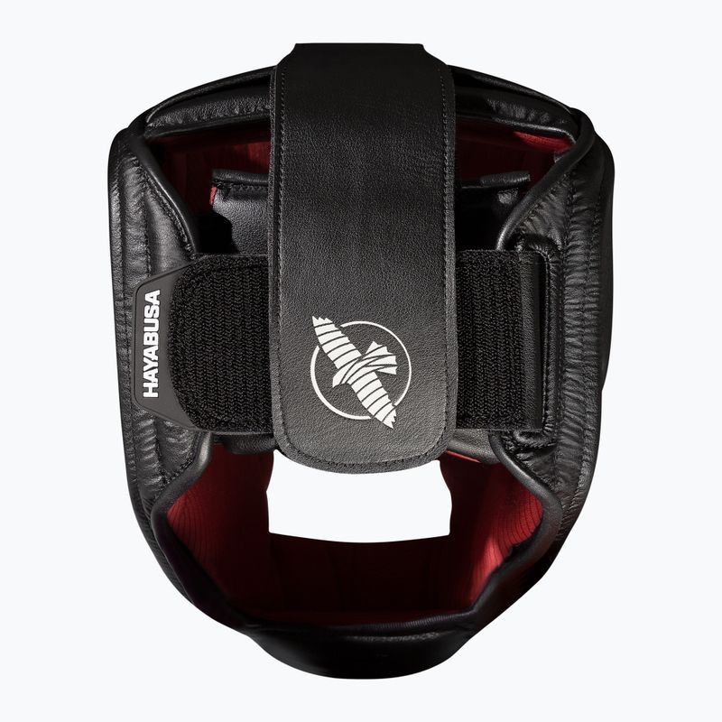 Hayabusa T3 Headgear Boxhelm schwarz/rot 4