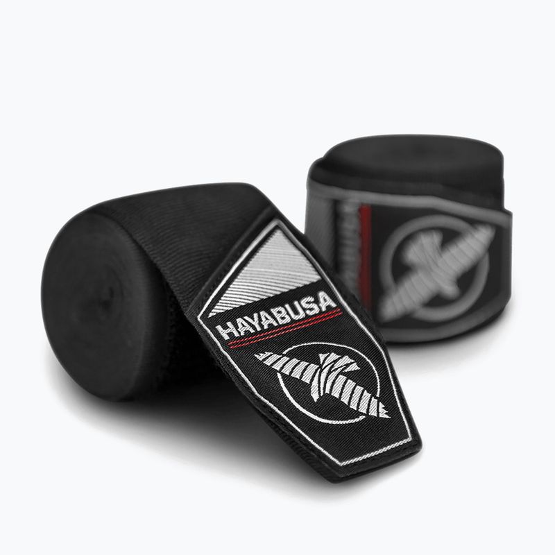 Hayabusa Perfect Stretch Boxing Bandage Handwraps 450 cm schwarz