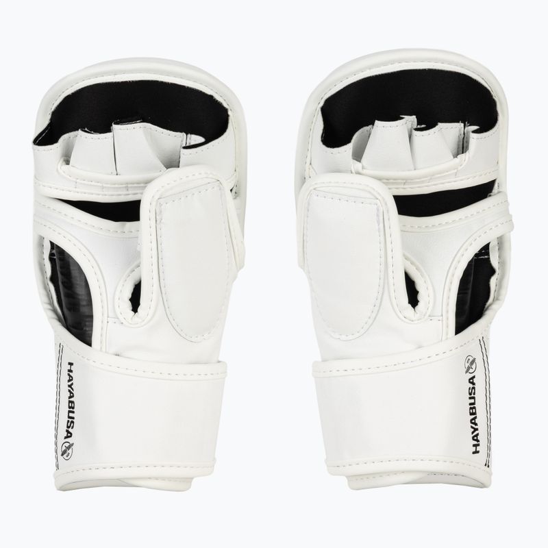 Hayabusa T3 Hybrid weiß/schwarz Grappling-Handschuhe 3