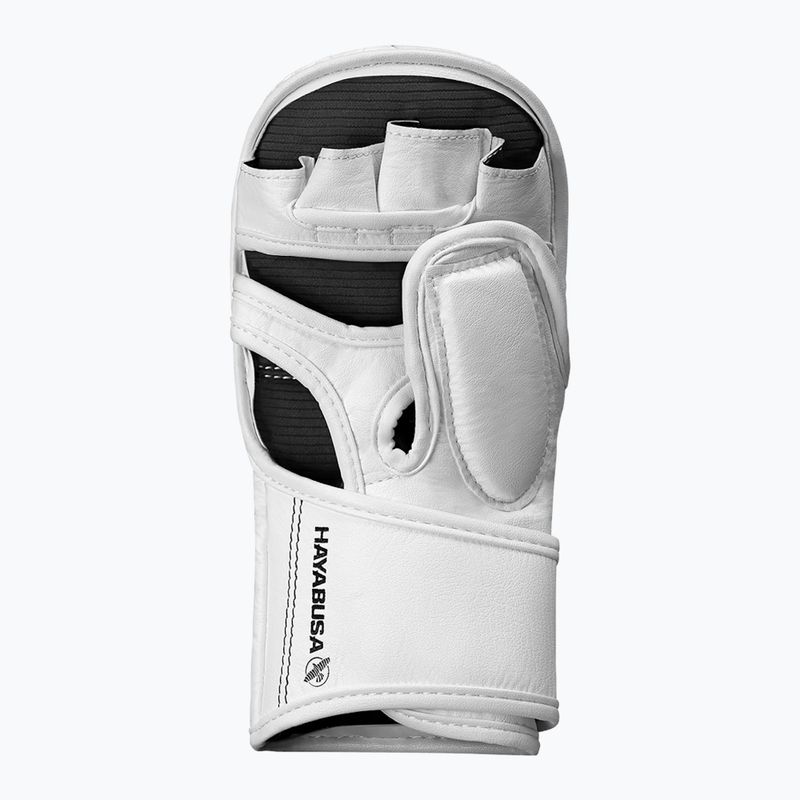 Hayabusa T3 Hybrid weiß/schwarz Grappling-Handschuhe 2