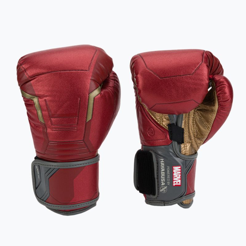 Hayabusa Iron Men Boxhandschuhe rot MBG-IM-16 3