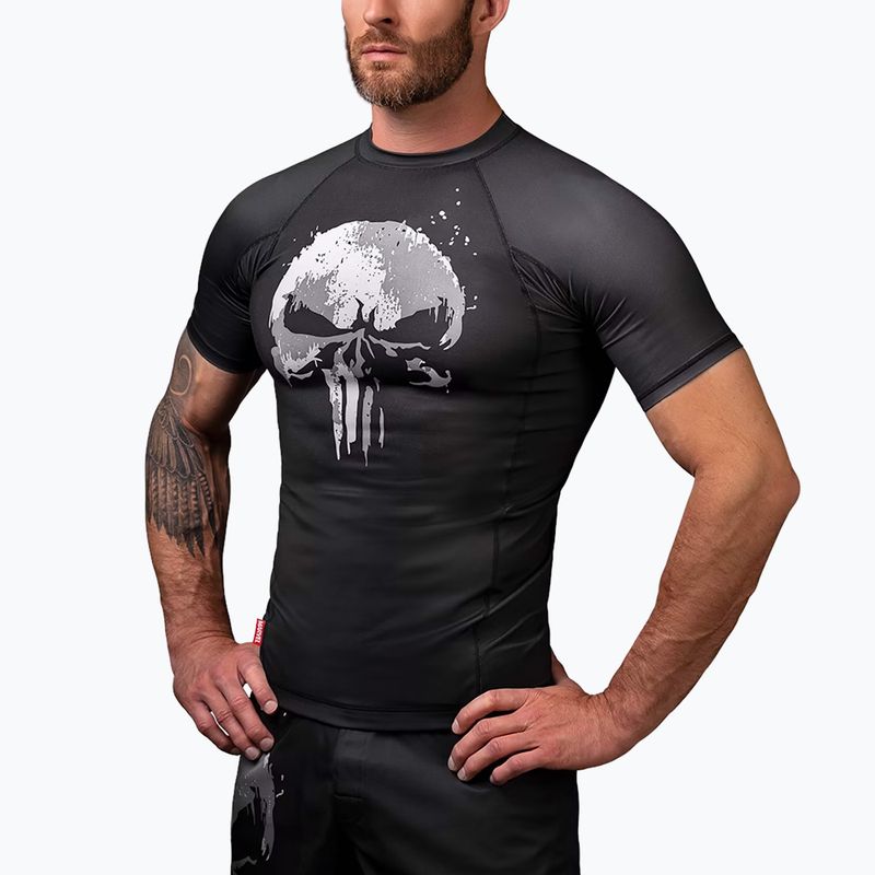 Hayabusa Herren Marvel The Punisher Rashguard Shortsleeve schwarz