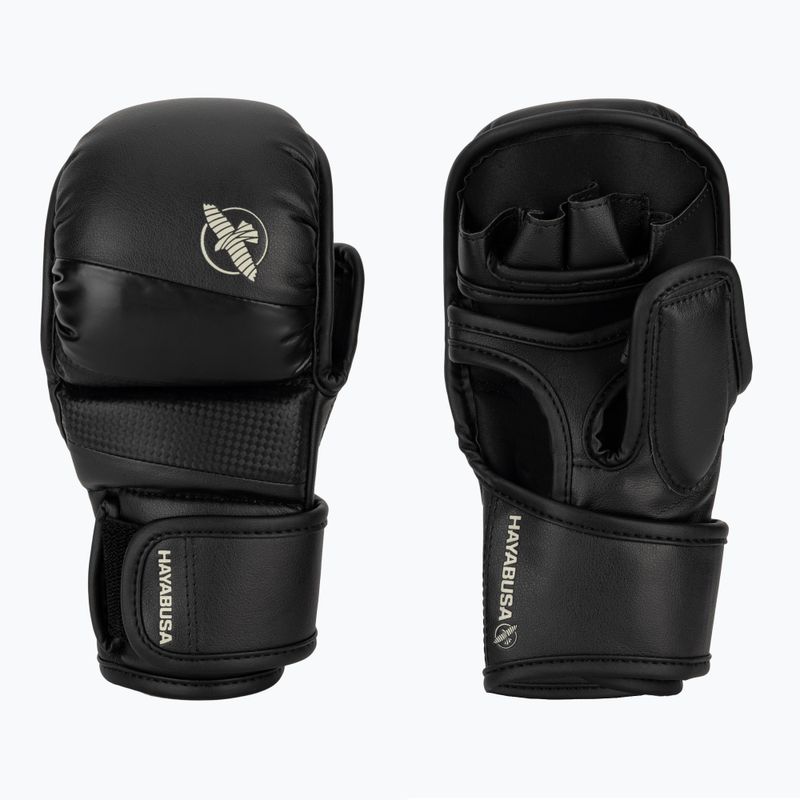 Hayabusa T3 Hybrid schwarz Grappling Handschuhe