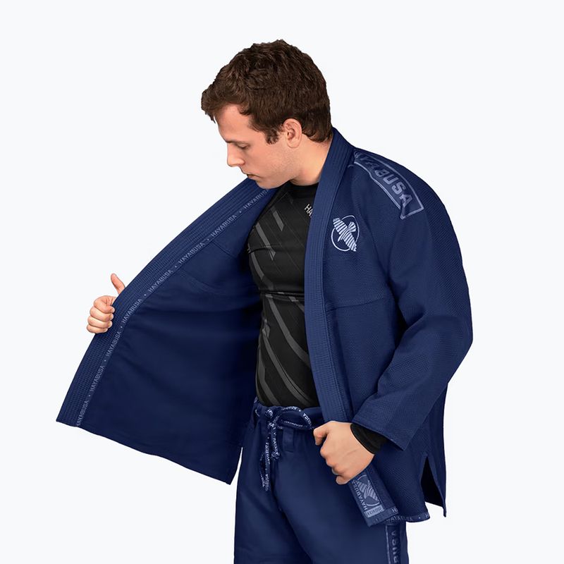GI nach Brasilien jiu-jitsu Hayabusa Lightweight navy 3
