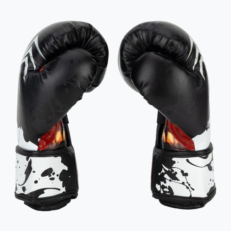 Hayabusa Venom schwarz/weiße Boxhandschuhe 4