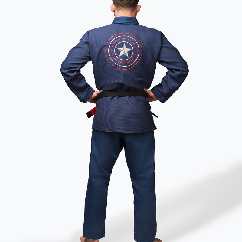 GI für brasilianisches Jiu-Jitsu Hayabusa Marvels Captain America blau 2
