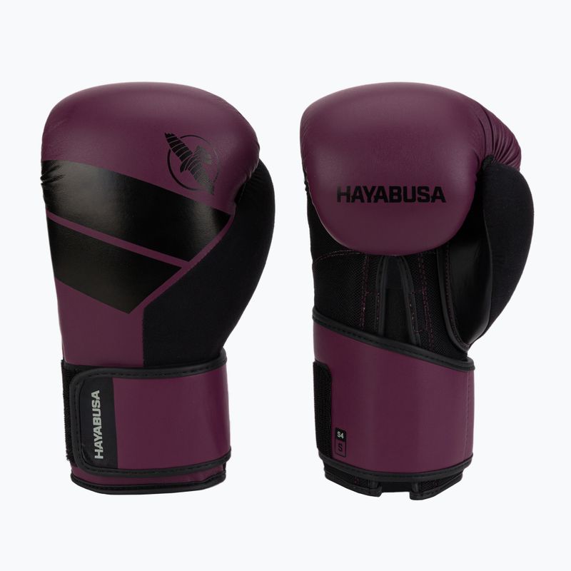 Hayabusa S4 lila Boxhandschuhe S4BG 3