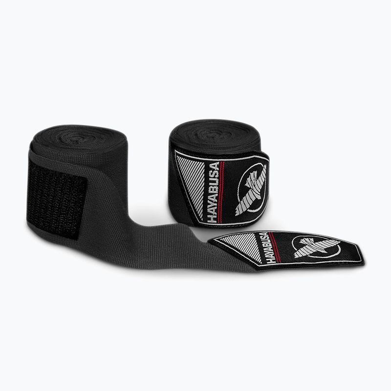 Hayabusa Perfect Stretch Jugend Boxing Hand Wraps 450 cm schwarz 2