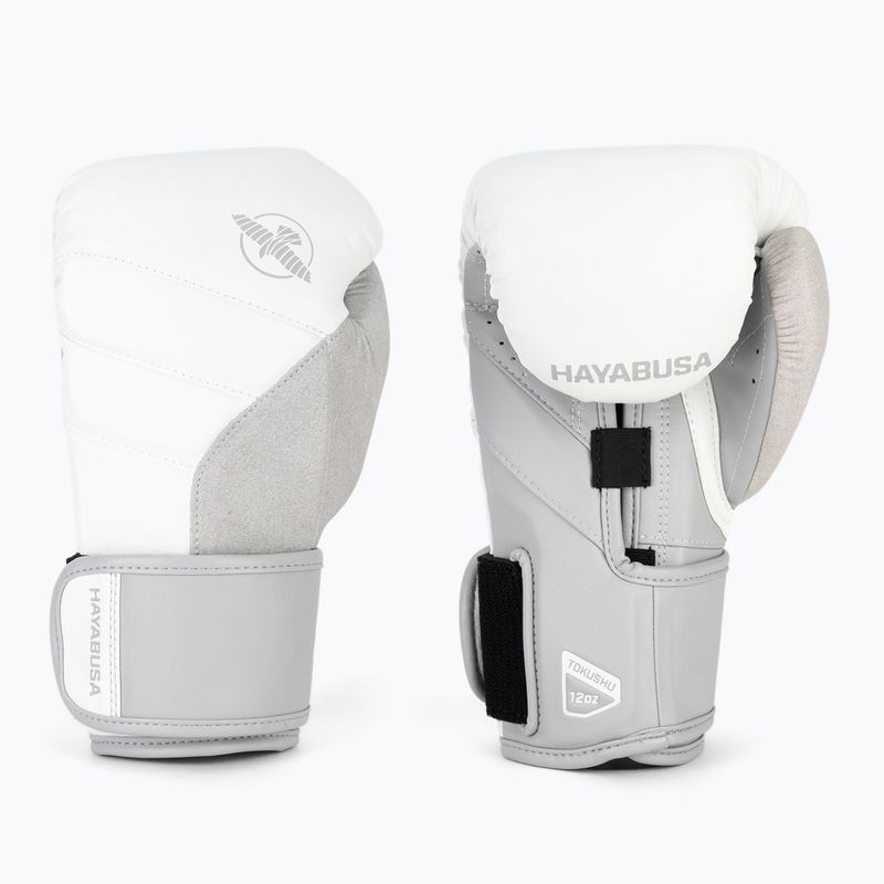 Hayabusa T3 weiß/graue Boxhandschuhe