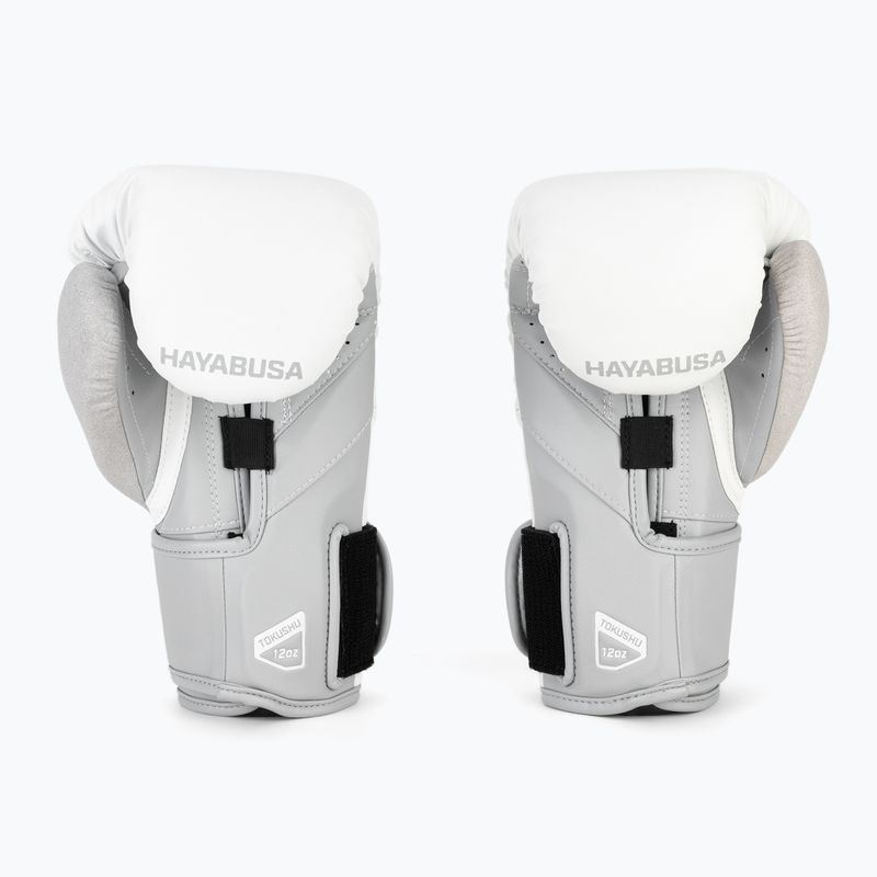 Hayabusa T3 weiß/graue Boxhandschuhe 3