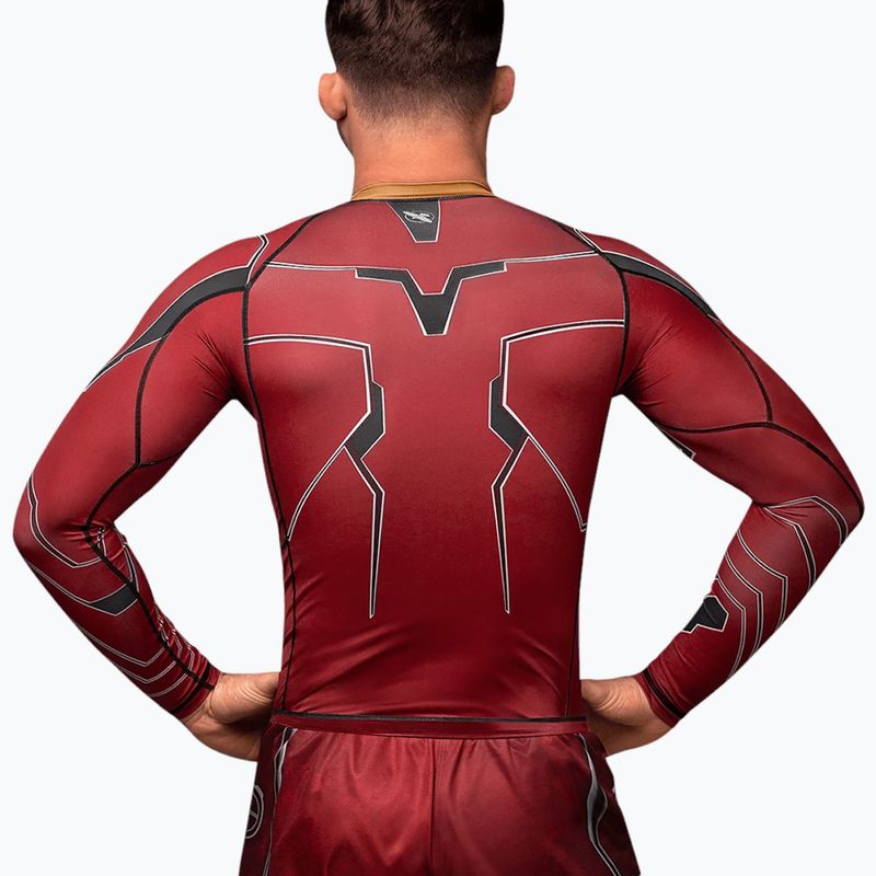 Hayabusa Herren Longsleeve Rashguard Marvel's Iron Man rot 2