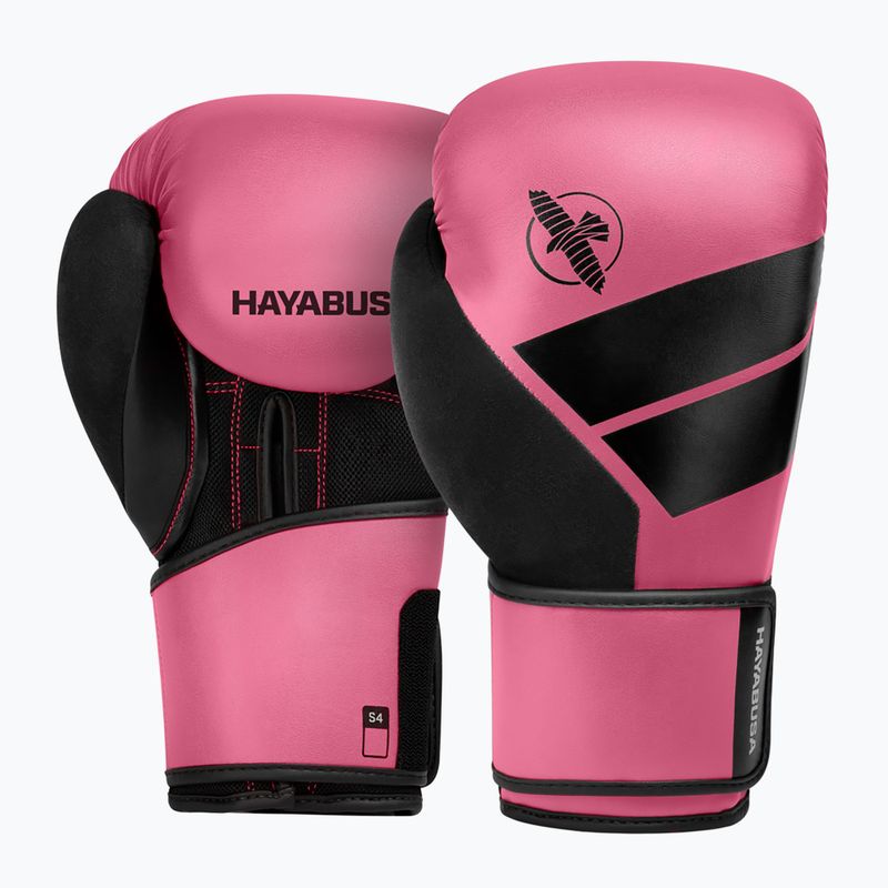 Hayabusa S4 rosa/schwarz Boxhandschuhe S4BG 6