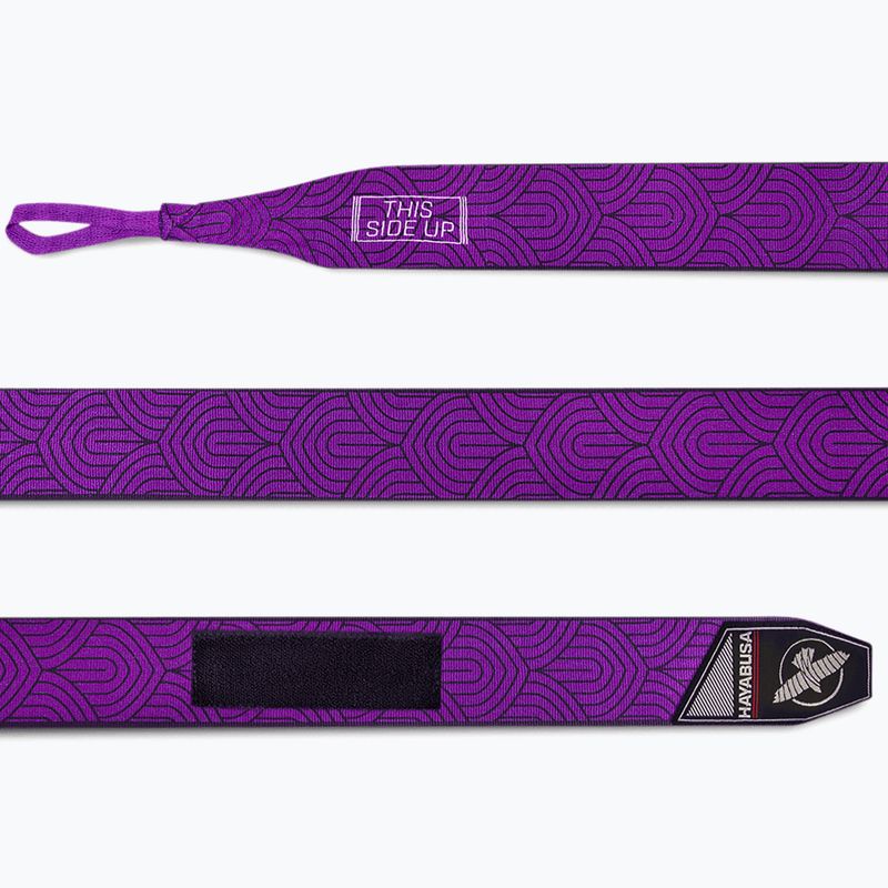 Hayabusa Perfect Stretch Gedruckt 450 cm lila Lotus Boxbandagen 3