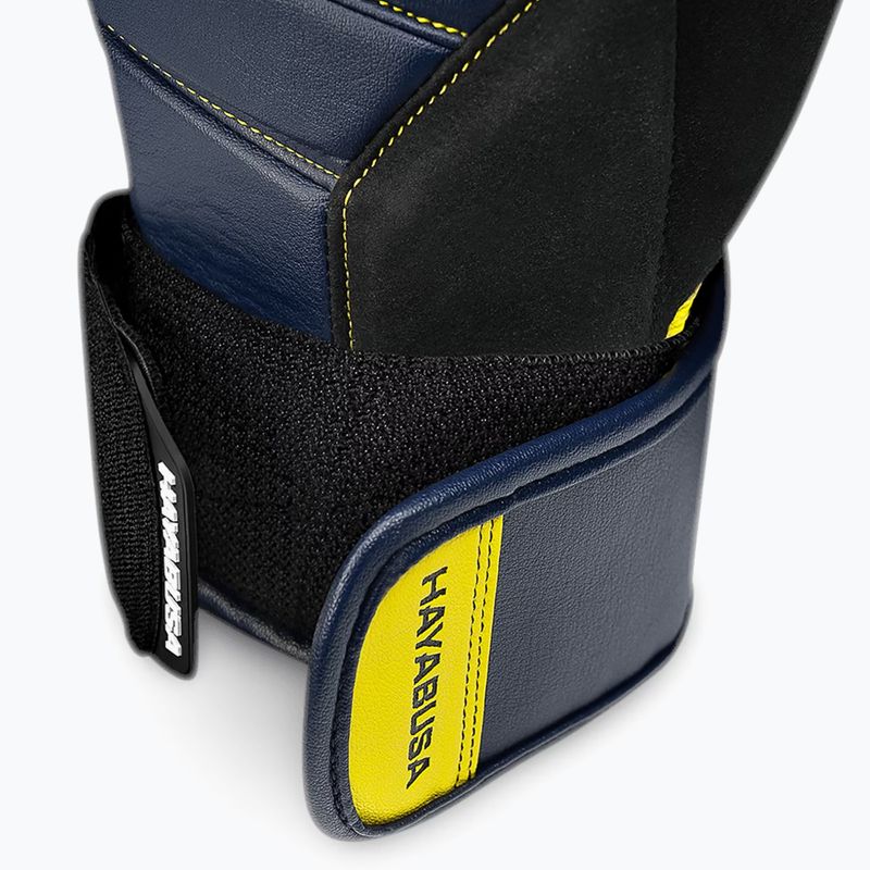 Hayabusa T3 navy/gelbe Boxhandschuhe 2