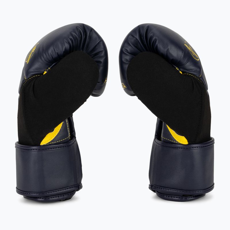 Hayabusa T3 navy/gelbe Boxhandschuhe 4