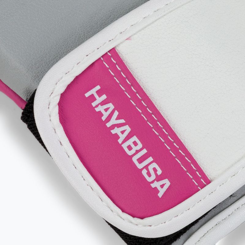 Hayabusa T3 Boxhandschuhe weiß und rosa T314G 6