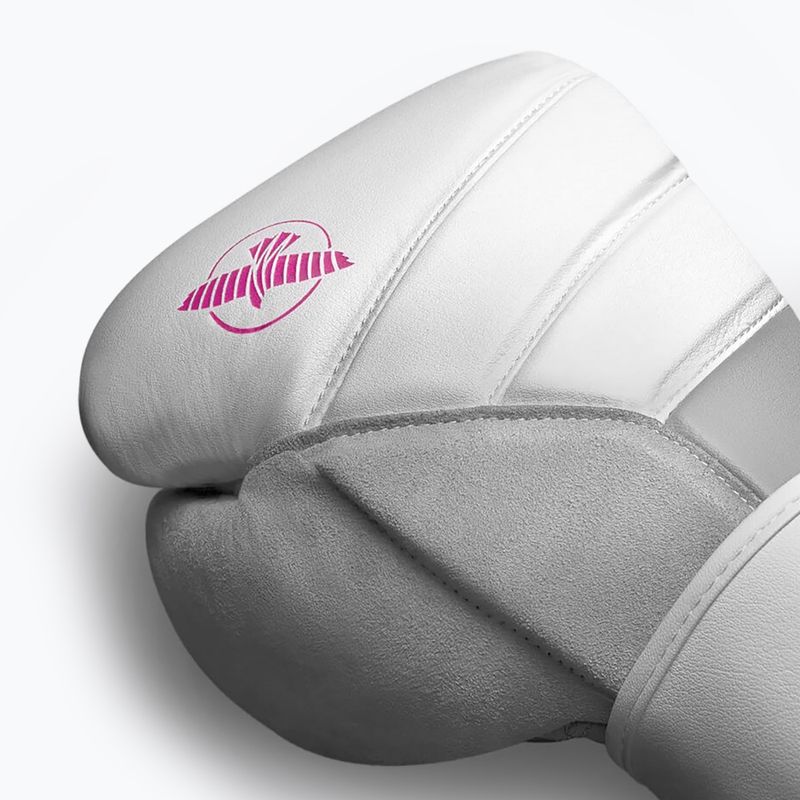 Hayabusa T3 Boxhandschuhe weiß und rosa T314G 11
