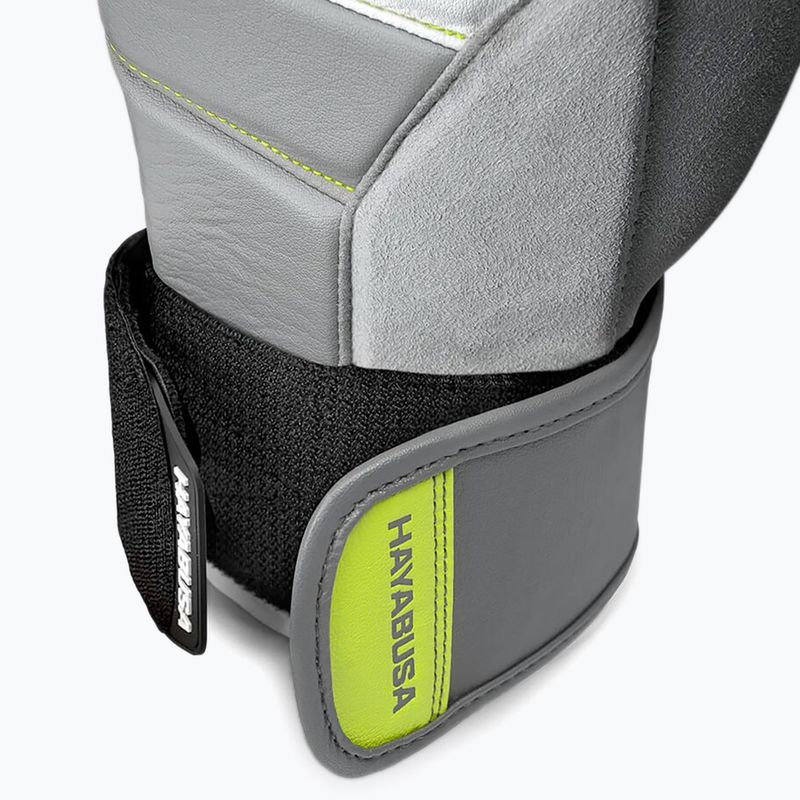 Hayabusa T3 grau-gelbe Boxhandschuhe T314G 8