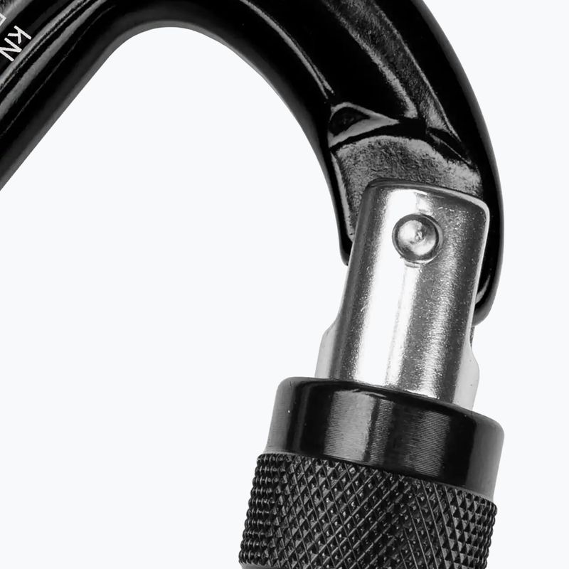 Grivel Delta K5N Schraubverschluss-Kletterkarabiner black/black 2
