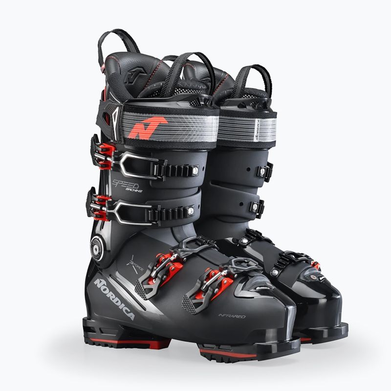 Herren Nordica Speedmachine 3 130 GW Skischuhe schwarz/anthrazit/rot 6