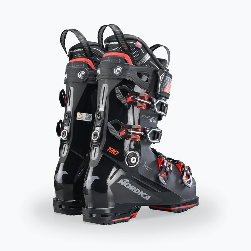 Herren Nordica Speedmachine 3 130 GW Skischuhe schwarz/anthrazit/rot 12