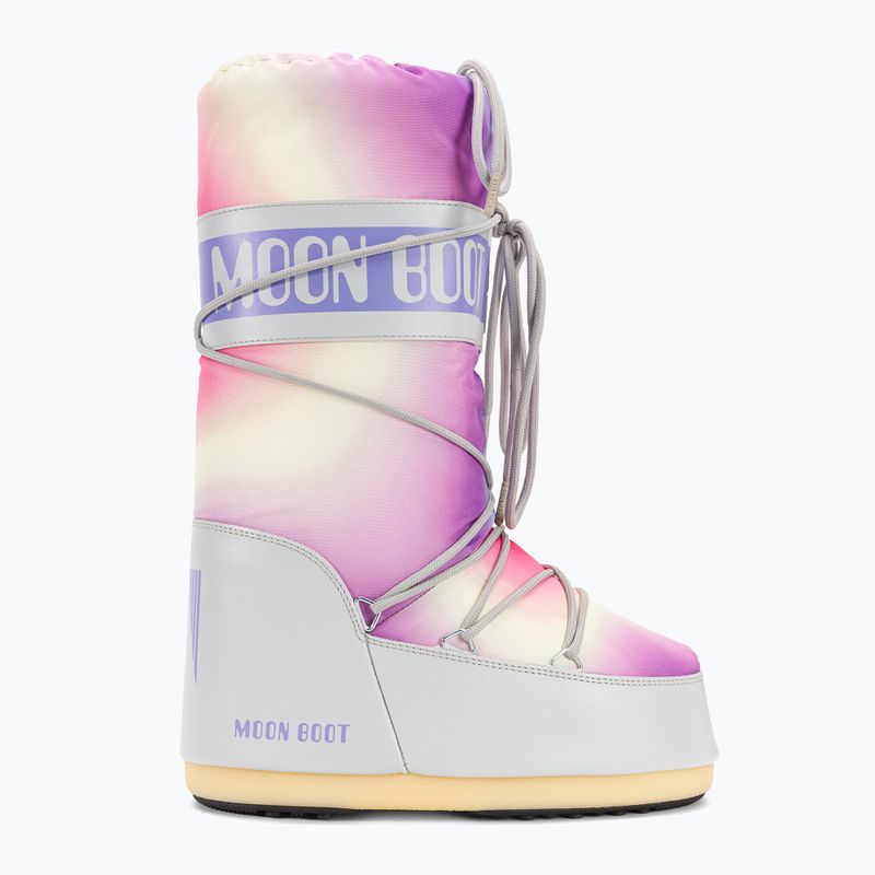 Women's Moon Boot Icon Tie Dye Schneestiefel gletschergrau 2