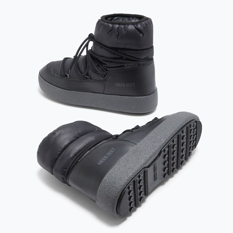 Herren Moon Boot Mtrack Low Nylon WP Schneestiefel schwarz 9