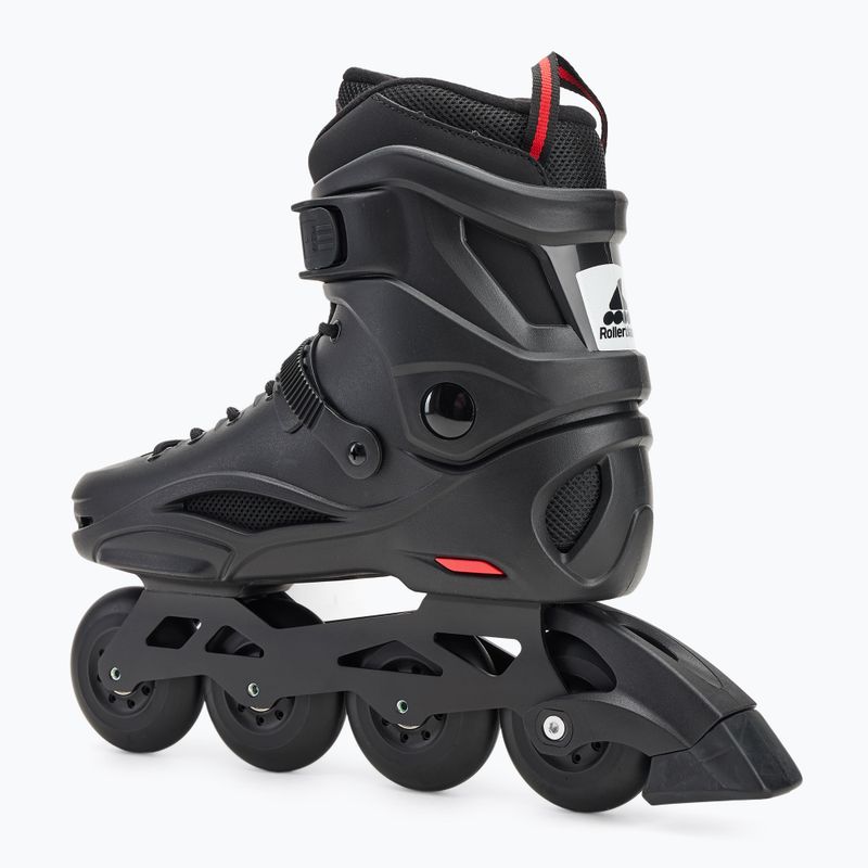 Herren Rollerblade RB 80 schwarz/rot Rollschuhe 3