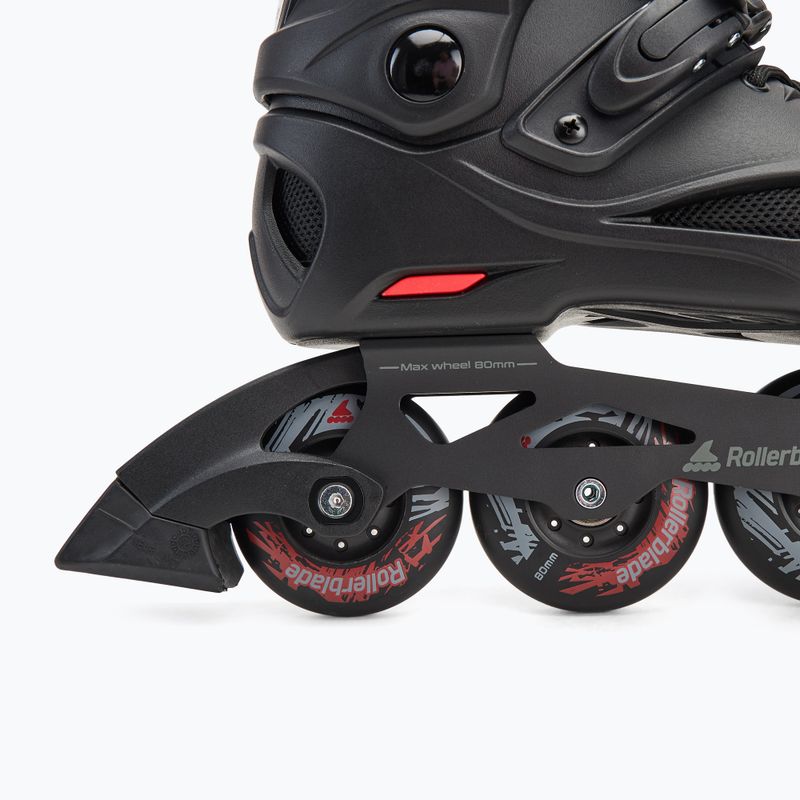 Inliner Herren Rollerblade RB 80 black/red 7