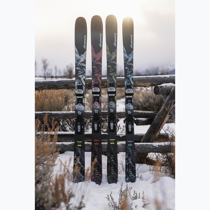 Abfahrtski Nordica Enforcer 89 FLAT black/blue/lime 9