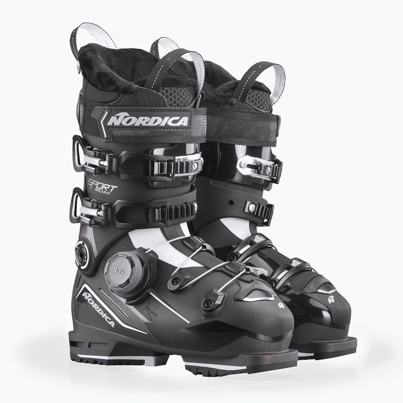 Damen-Skischuhe Nordica Sportmachine 3 95 W BOA GW black/purple irid./white 7