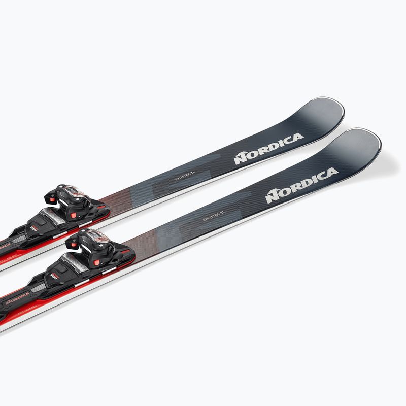 Alpinski Nordica Spitfire TI + Bindungen TP2LT11 FDT grey/blue/red/silver 6