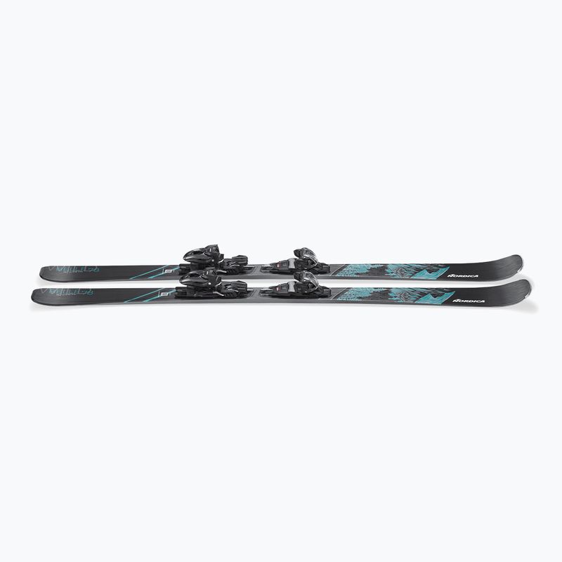 Damen-Alpin-Ski Nordica Wild Belle 78 + Bindungen TP2COMP10 FDT black/water 5