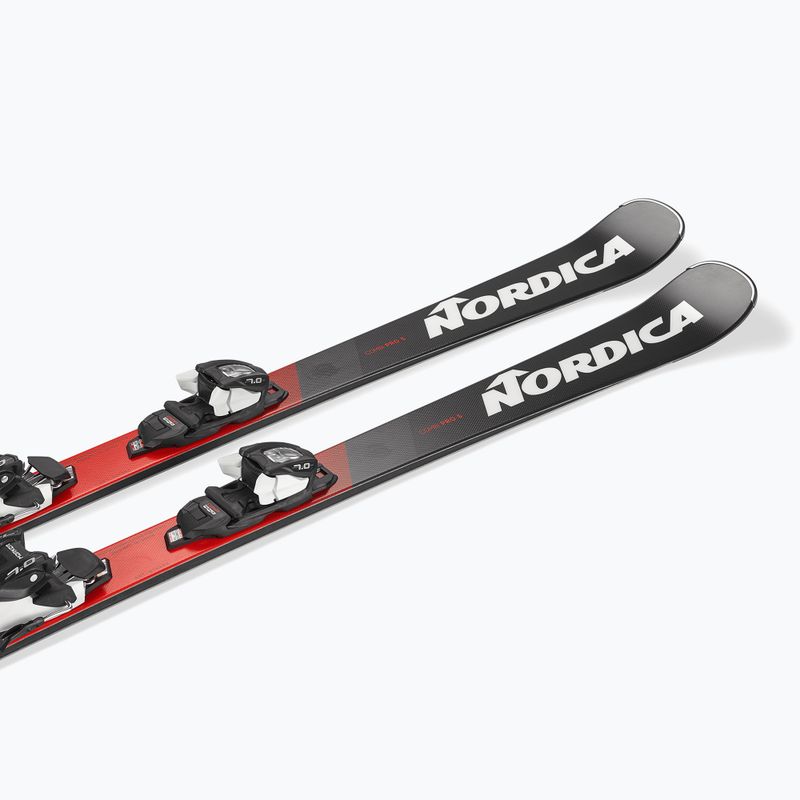 Kinderski Nordica Doberman Combi Pro S + Skibindungen J7.0 FDT anthracite/red 6