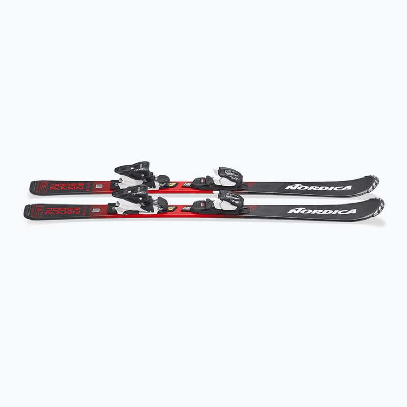 Kinder-Alpinski mit Bindung Nordica Team JR (110-150) + J7.0 FDT black/red 5