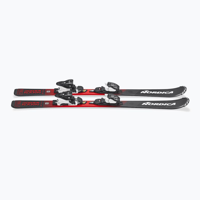 Kinder-Alpinski mit Bindung Nordica Team JR (100-140) + J4.5 FDT black/red 5