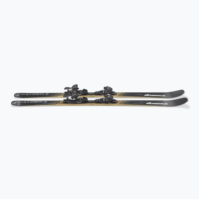Alpinski mit Bindung Nordica Multipista DC 80TI + TPX 12 FDT anhtracite/white 5
