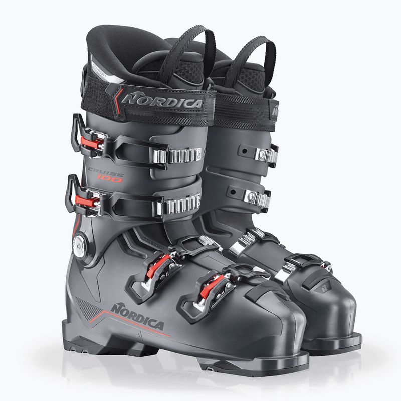 Herren-Skischuhe Nordica The Cruise 100 anthracite/black/red 7