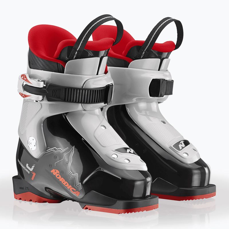 Kinder-Skischuhe Nordica Speedmachine J 1 black/grey/red 7