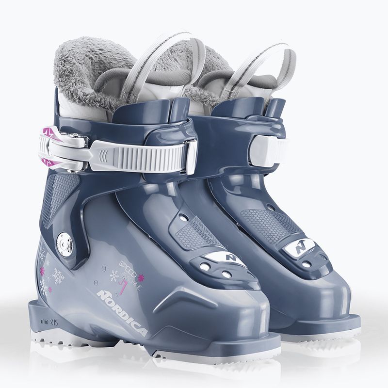 Kinder-Skischuhe Nordica Speedmachine J 1 blue/light blue/fucsia 7