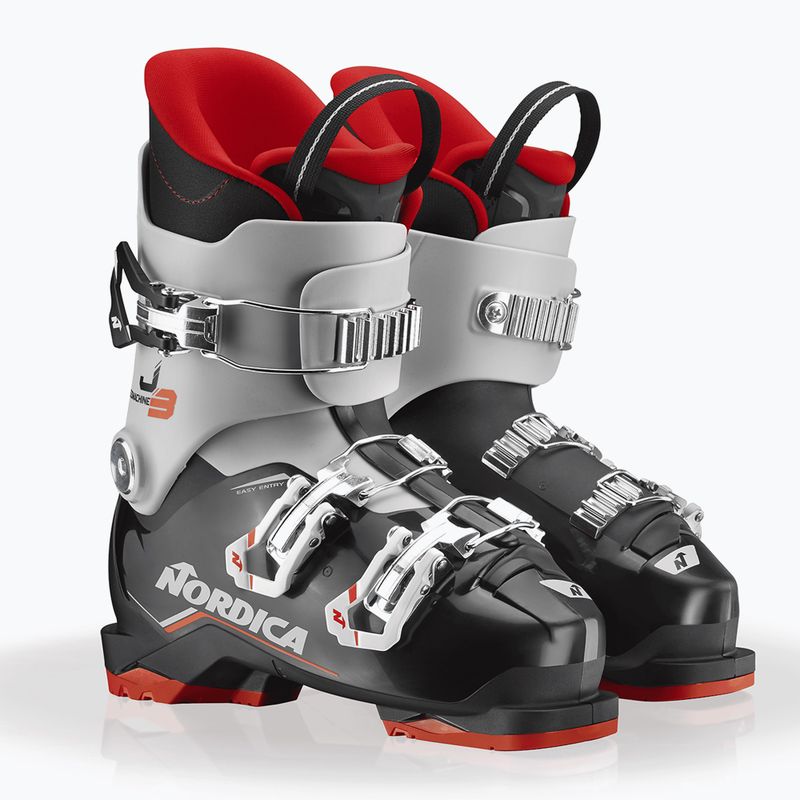Kinder-Skischuhe Nordica Speedmachine J 3 black/grey/red 7