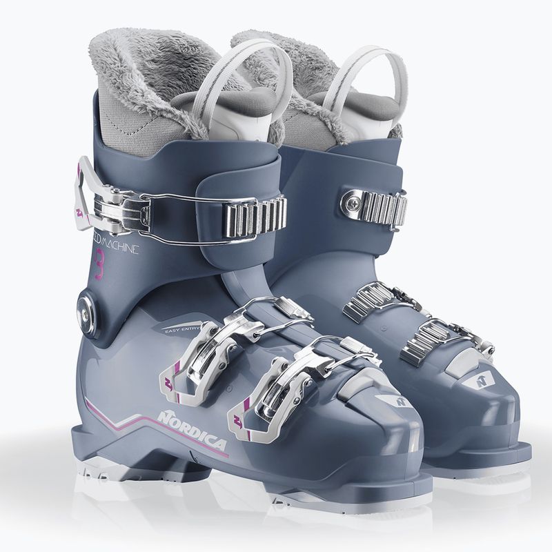 Kinder-Skischuhe Nordica Speedmachine J 3 blue/light blue/fucsia 7