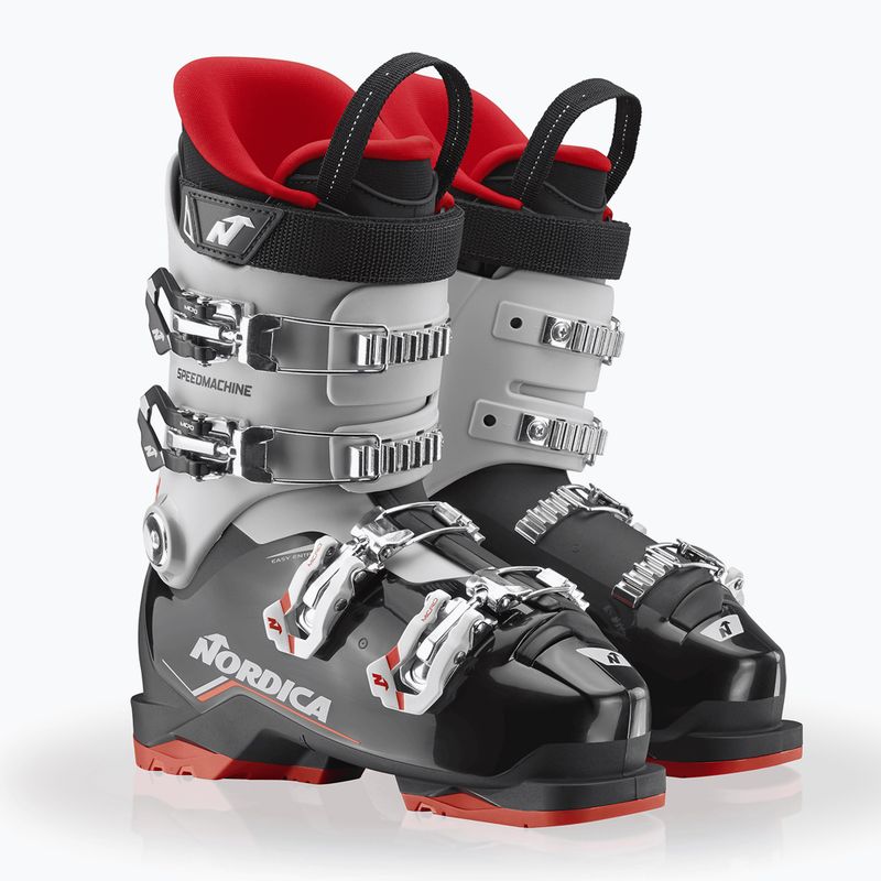 Kinder-Skischuhe Nordica Speedmachine J 4 black/grey/red 7